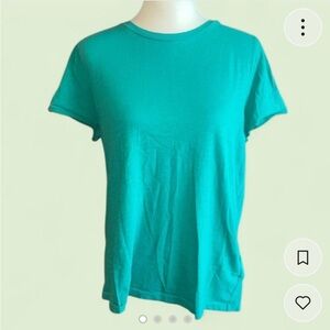 Jcrew Green Slub Cotton Tshirt Size XL